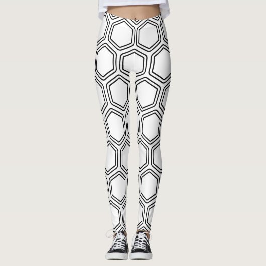 geometrische Hexagon-Leggings Leggings (Vorderseite)