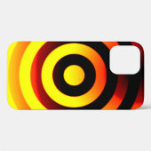 geometrische Hintergrundmuster der Kreise in Farbe Case-Mate iPhone Hülle (Rückseite (Horizontal))