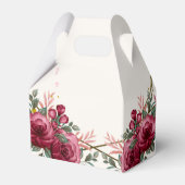 Geometrische Hochzeit der Rose Geschenkschachtel (Rückseite)