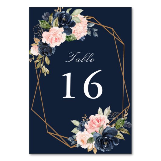 geometrische Hochzeit der Seestreitkräfte und Wass Tischnummer (Rückseite)