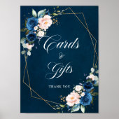 Geometrische Hochzeitskarten und Geschenke für Hoc Poster (Vorne)