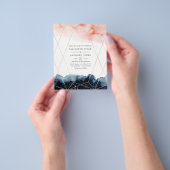 Geometrische Hochzeitsstimmung für Schiffe und Was Flyer (Gruppe)