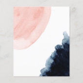 Geometrische Hochzeitsstimmung für Schiffe und Was Flyer (Hinten)