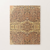 Geometrische Holzkunst Puzzle (Vertikal)