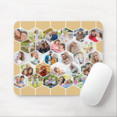 Geometrische Honeycomb 28 FotoCollage Custom Mousepad (Mit Mouse)