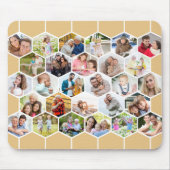 Geometrische Honeycomb 28 FotoCollage Custom Mousepad (Vorne)