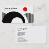 Geometrische Hügel 02 Visitenkarte (Vorne/Hinten)