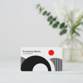 Geometrische Hügel 02 Visitenkarte (Stehend Vorderseite)