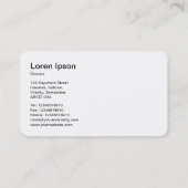 Geometrische Hügel 03 Visitenkarte (Rückseite)