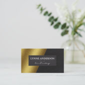 Geometrische Imitat Farbblöcke aus Leder Visitenkarte (Stehend Vorderseite)