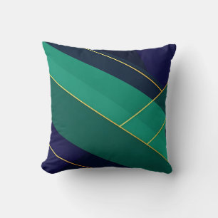Geometrische Jewel Tones Kissen