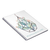 Geometrische Kaktus Notizblock (Rechte Seite)