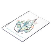 Geometrische Kaktus Notizblock (Linke Seite)