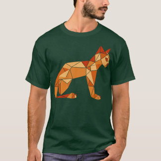 Geometrische Katze T-Shirt