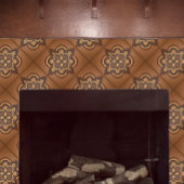 Geometrische Keramik mit Terrakotta-Optik Fliese