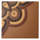 Geometrische Keramik mit Terrakotta-Optik Fliese