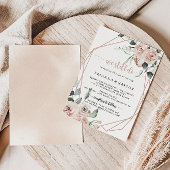 Geometrische klassische Rose, die wir immer noch ü Einladung