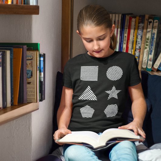 Geometrische Kleine Formen T-Shirt