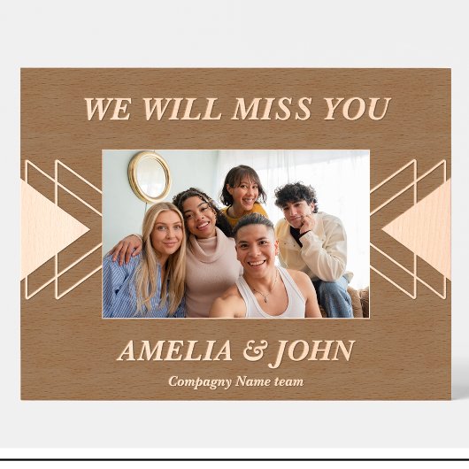 Geometrische, kolleague Geometrische Bilder-Frames Geätzte Rahmen