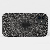 Geometrische konzentrische, sich wiederholende Mus Case-Mate iPhone Hülle (Rückseite (Horizontal))