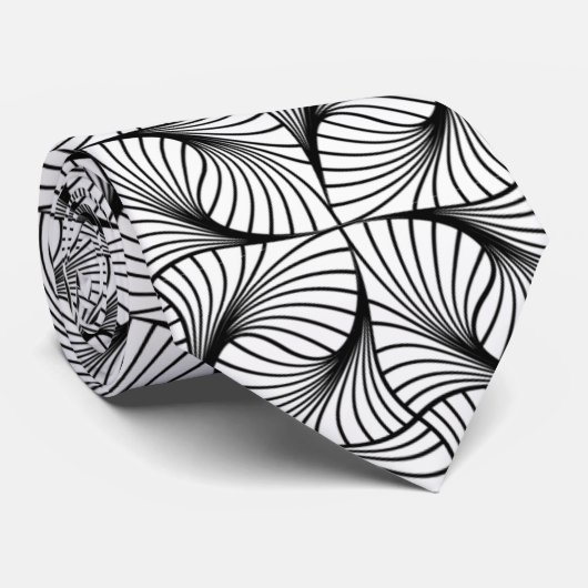 geometrische Krawatte (Gerollt)