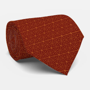Geometrische Krawatte für Kupfer und FireBrick