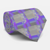 Geometrische Krawatte "Lillac" (Gerollt)