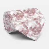 Geometrische Krawatte "Traubensoda" (Gerollt)