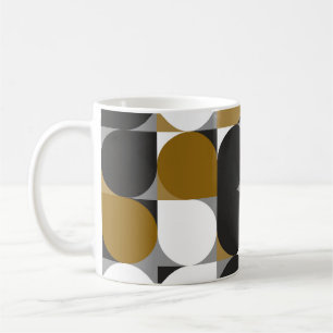 Geometrische Kreativität: Nahtloses Muster Kaffeetasse