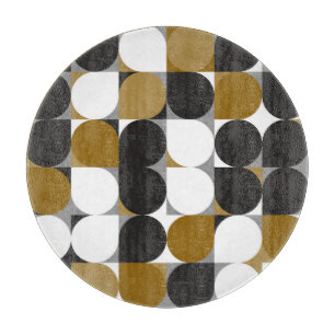 Geometrische Kreativität: Nahtloses Muster Schneidebrett