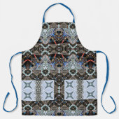 Geometrische Krebsmuster-Inspirierte Schürze (Vorderseite)