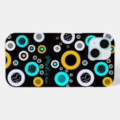 Geometrische Kreise abstrakt Case-Mate iPhone Hülle (Rückseite (Horizontal))