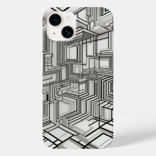 Geometrische Kreise Linie Art Case-Mate iPhone 14 Hülle