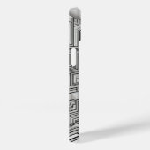 Geometrische Kreise Linie Art Case-Mate iPhone Hülle (Rückseite / Rechts)