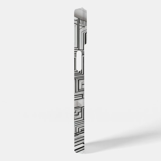 Geometrische Kreise Linie Art Case-Mate iPhone Hülle (Rückseite / Rechts)