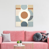 Geometrische Kreise Moderne Abstrakte Leinwand Kun (Insitu (Wohnzimmer))