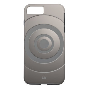 Geometrische Kreise Modernes Silber mit beliebigen Case-Mate iPhone Hülle
