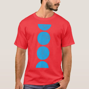 Geometrische Kreise Semizirkel Formen Geometrische T-Shirt