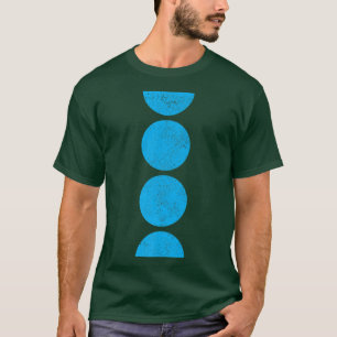 Geometrische Kreise Semizirkel Formen Geometrische T-Shirt
