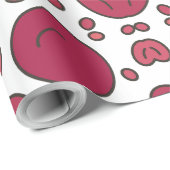 Geometrische Kreisform Geschenkpapier (Rolleneckpunkt)