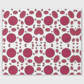 Geometrische Kreisform Geschenkpapier (Flach)