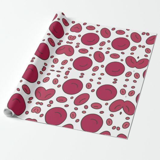 Geometrische Kreisform Geschenkpapier (Ungerollt)