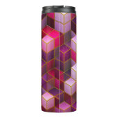 Geometrische Kuben Thermosbecher (Rückseite)