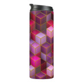 Geometrische Kuben Thermosbecher (Nach rechts gedreht)