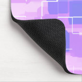 Geometrische Kunst "Blue Berry" Mousepad (Ecke)