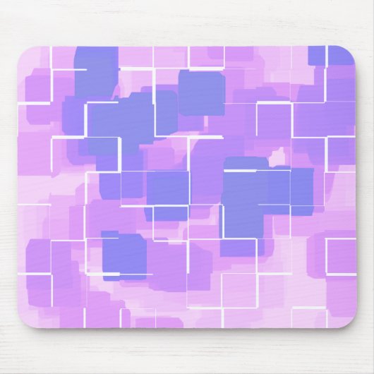 Geometrische Kunst "Blue Berry" Mousepad (Vorne)