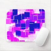 Geometrische Kunst "Blue Raspberry" Mousepad (Mit Mouse)