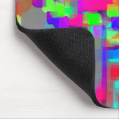 Geometrische Kunst "Carrousel" Mousepad (Ecke)