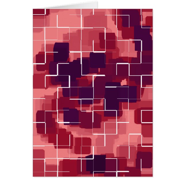 Geometrische Kunst "Cranberry" (Vorne)