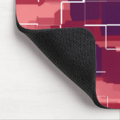 Geometrische Kunst "Cranberry" Mousepad (Ecke)